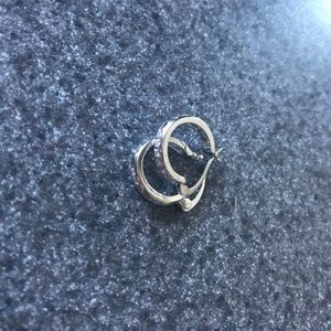 NEW‼️Cubic zirconia Sterling Silver Small hoops